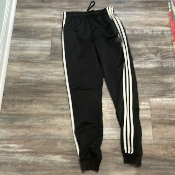 Adidas - Men’s 3-Stripes Black Jogger Pants small - Picture 1 of 9